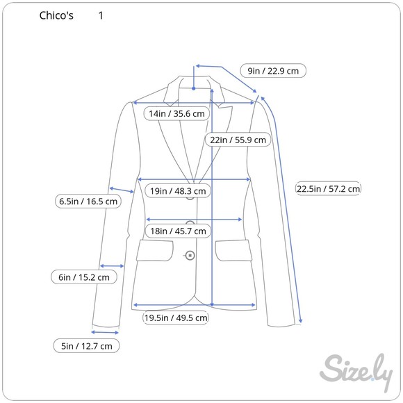 Chico's Black & Gold Animal Floral Print Blazer Size 1 Medium - Picture 5 of 9